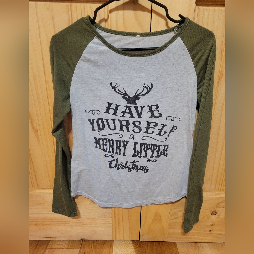 Long sleeve top christmas